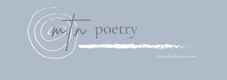The logo for M.T.N Poetry; poems written and owned by Molly from Transatlantic Notes.