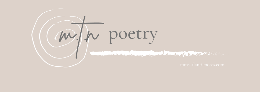 The logo for M.T.N Poetry; poems written and owned by Molly from Transatlantic Notes.